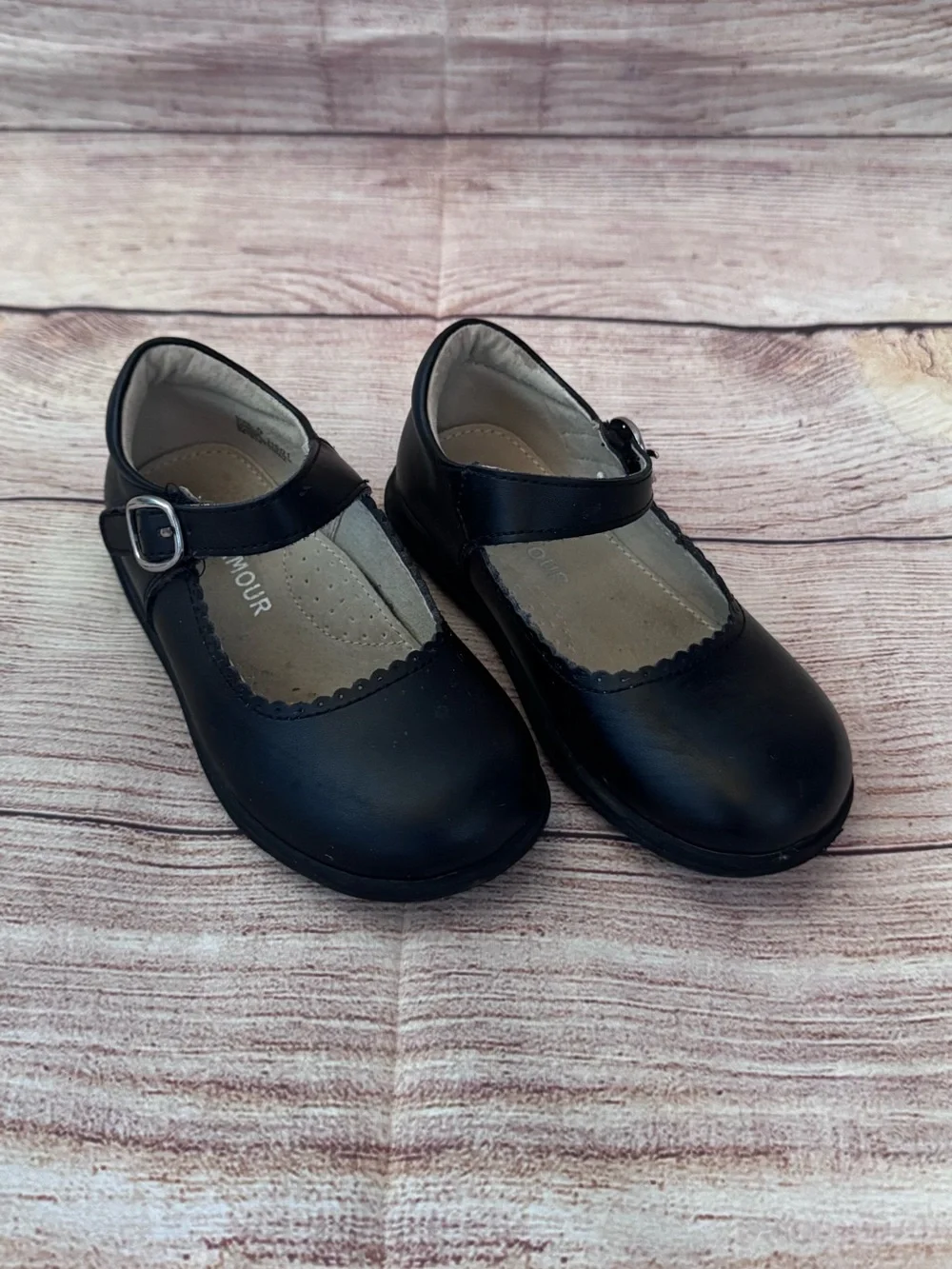 L'Amour Black Chloe Mary Janes